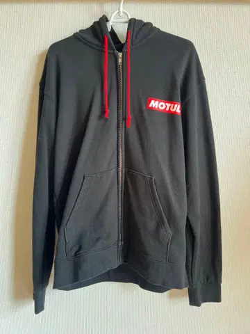MOTUL 블랙 후드티 L 사이즈