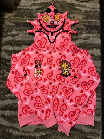 GLO GANG 핑크 후디 H4LO chief keef