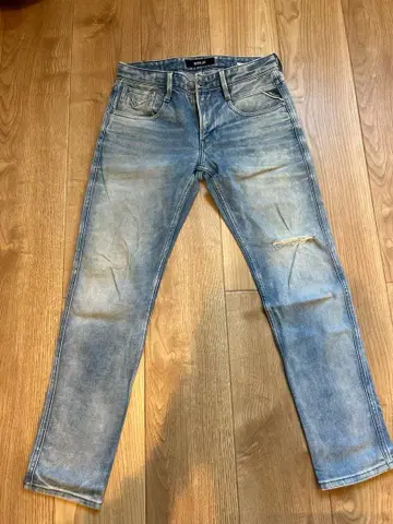 REPLAY 라이트 블루 슬림핏 데님 30