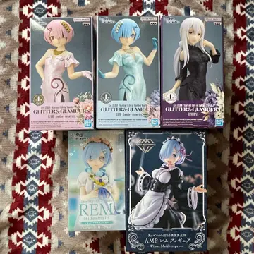 리제로 피규어 5점 묶음 판매 인형뽑기 경품