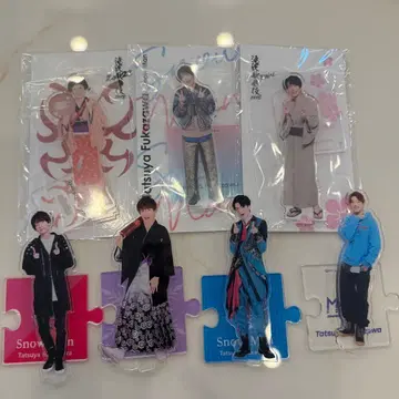 후카사와 타츠야 아크릴 스탠드 세트 레어 7개