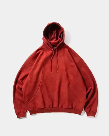 TIGHTBOOTH SUEDE HOODIE (FW25-SW06) RED