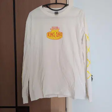 KING GNU 롱 슬리브 T셔츠 화이트