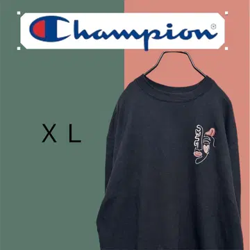 챔피언 에코 블랙 맨투맨