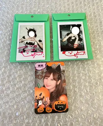 앳홈카페 데치 솔로 폴라로이드 복권 트레이딩 카드 메이드 할로윈