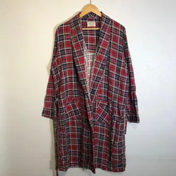 SIESTA 레트로 구제 의류 셔츠 체크 빨간색 레드 새상품급