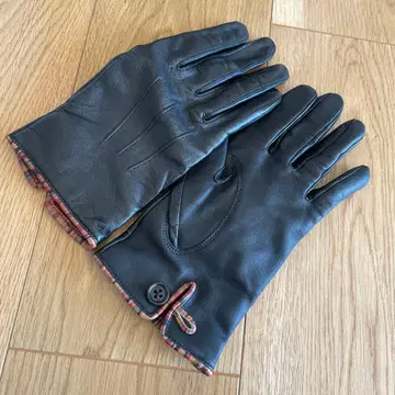 Paul Smith 블랙 가죽 장갑 24cm