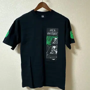 헥스 안티 스타일 M 블랙 오버사이즈 티셔츠