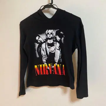 새상품 영국제 NIRVANA 닐바나 롱 후드티