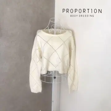 프로포션 바디 드레싱 1회 착용 니트