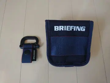 BRIEFING 퍼터용 골프헤드커버 그리 락 부착 네이비