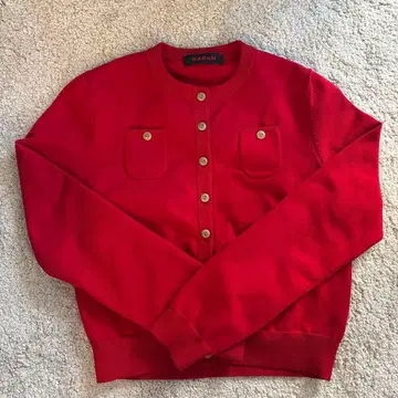 CABaN 빨간색 니트 가디건