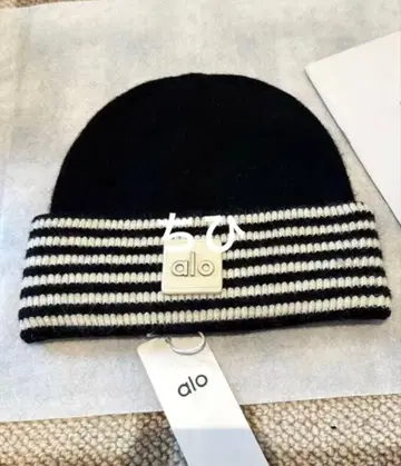 ALO 니트 모자 블랙