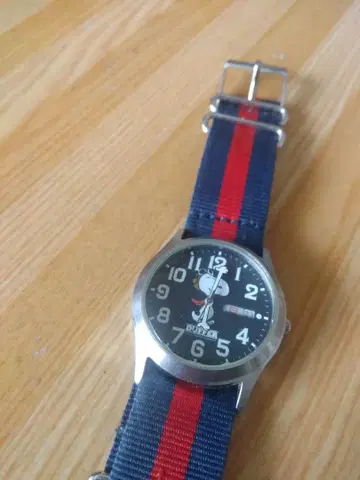 배터리 교환 필요 DUFFER 스누피 손목시계