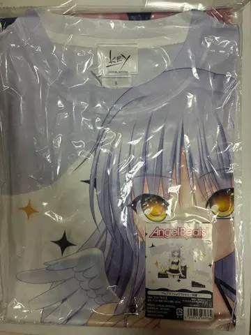 Angel Beats! 풀 그래픽 티셔츠 천사