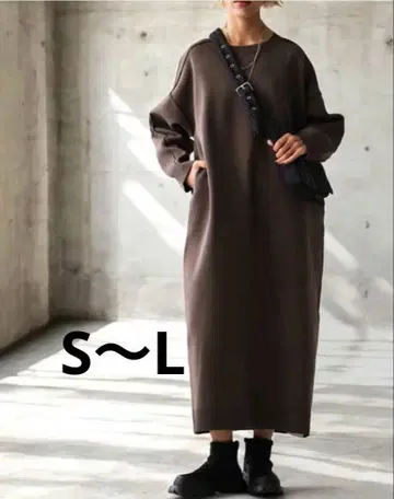 안티카 원피스 원피스 니트 안티카 여성용 브라운