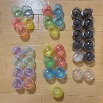 가챠가챠 빈 캡슐 37개