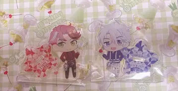 왓챠 프리매직 주황 진 & 휴이 TrutH 아크릴 스탠드 해피프리