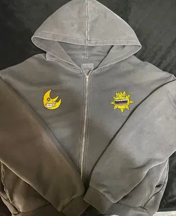 볼트룸 MOON & SUN DYED ZIP HOODIE