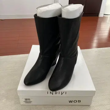 [INDIVI 인디비] 블랙 부츠 2WAY 택 포함 미사용 새상품