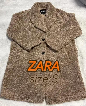 ZARA 테디베어 보아 코트 S