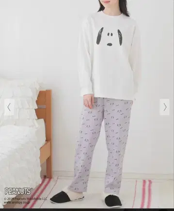 PEANUTS 스누피 룸웨어 M 사이즈 면 100