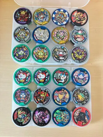 [ 가격 인하 상담 OK ] 요괴 메달 72개 세트 수납 케이스 포함