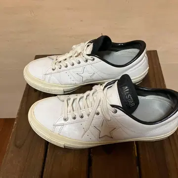 컨버스 원스타 화이트 가죽