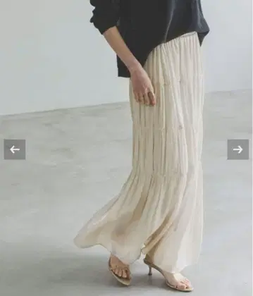 노블 시어 브라이트 내로우 캉캉 스커트