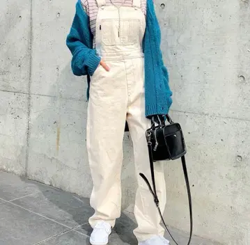 WHO'S WHO gallery 오버롤 살로펫 데님