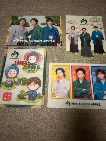 Mrs. GREEN APPLE 4장 세트