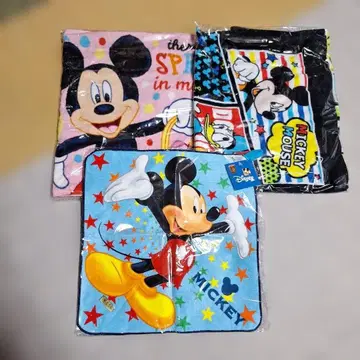 미키 미니 페이스 타월 핸드 타월