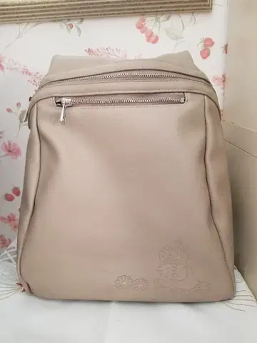 무민 리틀 미이 백팩 엠보 베이지