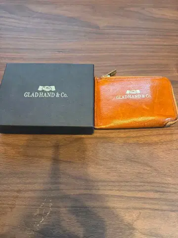 GLADHAND & Co. 지갑 가죽 코인 케이스
