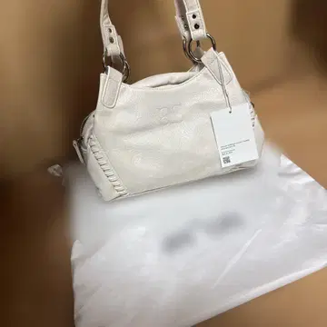 as'on 숄더백 토트백 화이트