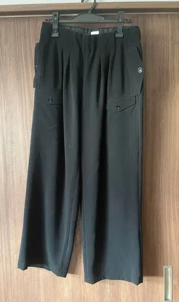 HONOR 블랙 와이드 팬츠