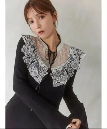 24AW SNIDEL 자수 도킹 원피스