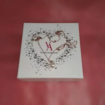 반돔 아오야마 작은 다이아몬드와 펄 목걸이 K10