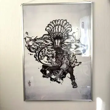 주술회전 옷코츠 유타 무진화가 아트 포스터