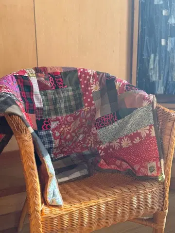 SAYOCAFE 패치워크의 포근한 무릎담요 (대)