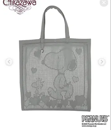 새상품 미개봉 스누피 긴자와 레이스 레이스백 에코백