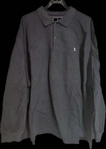 SEE SEE BIG LS POLO BLACK/XXXXL/BLK/블랙