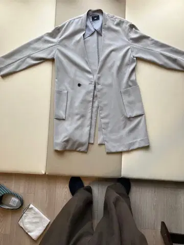 HARE 노카라 롱 코트 S 그레이