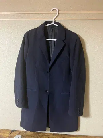 [ 새상품급 ] CONFIRM 네이비 체스터 코트