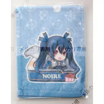 초차원게임 넵튠 SD 캐릭터 머플러 타월 느와르