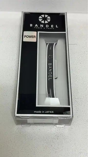 반델 스트링 메탈릭 팔찌 블랙 x 실버 L 사이즈