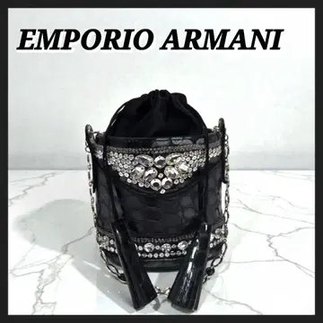 EMPORIO ARMANI 파티백 핸드백 비쥬 블랙