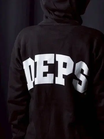 deps ARCH LOGO 집업 후디 [ BLACK ]