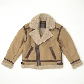 알파 Alpha 라이더스 페이크 무스탕 보아 자켓