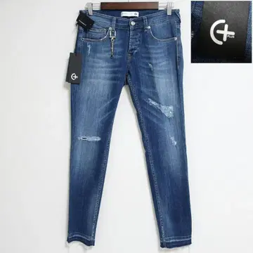 새상품 C+ 시플러스 이탈리아제 데님 테이퍼드 슬림 청바지 W30